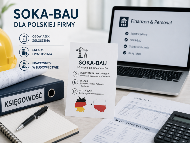SOKA-BAU i BG BAU dla polskiej firmy budowlanej w Niemczech – kiedy trzeba się zgłosić i czego pilnować