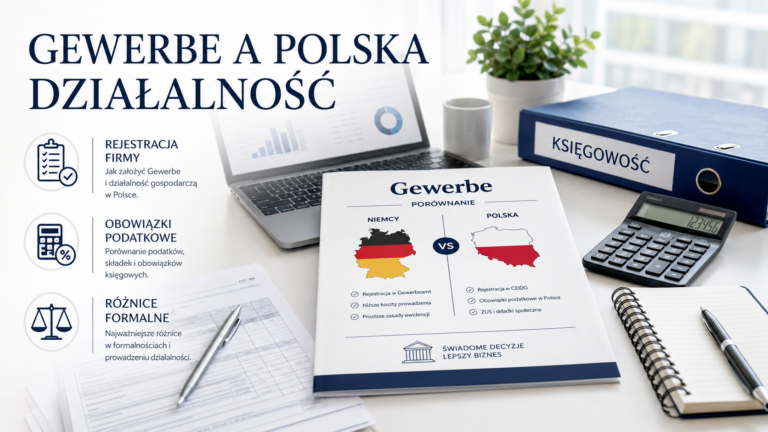 Gewerbe a polska działalność – co wybrać przy pracy w Niemczech?